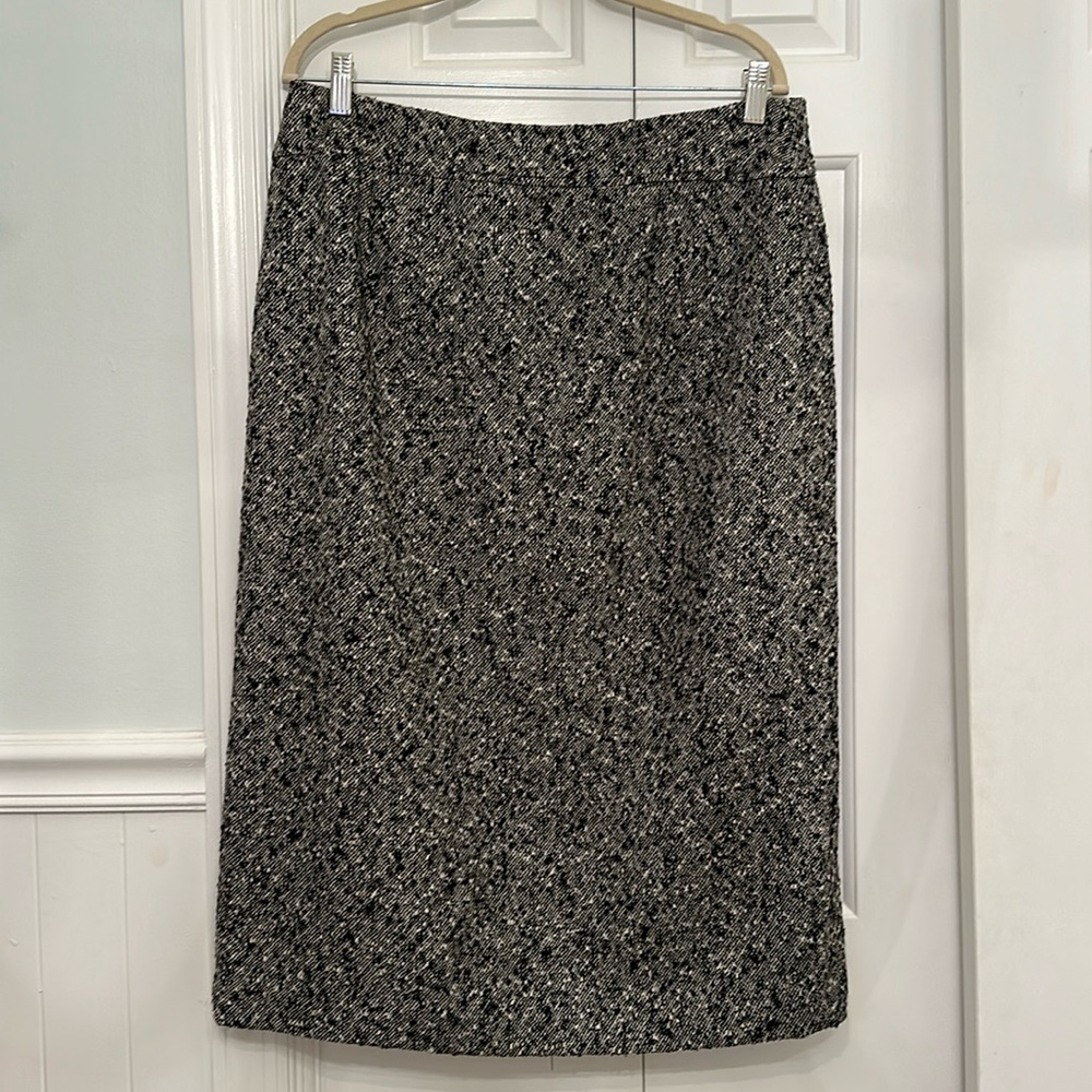 Talbots Black & White Skirt